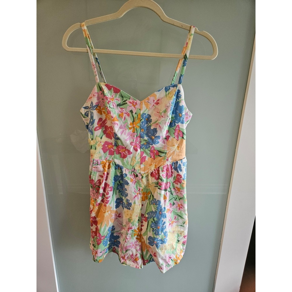 Old navy women's floral romper size small nwt